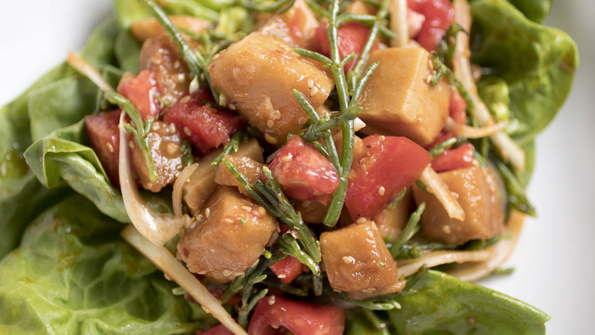 Image of Poached ʻUlu Poke