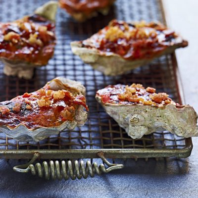 BBQ-Baked Oysters