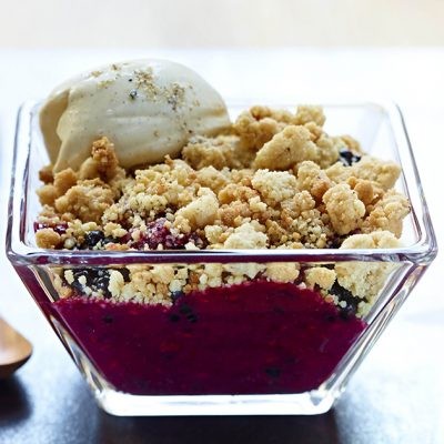 Image of Berry Crumble with Almond Topping