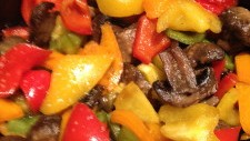 Image of Crock Pot/Slow Cooker -- Colorful Peppers and Mushrooms Recipe