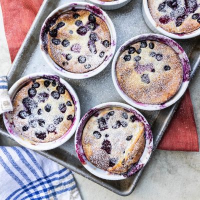 Cherry & Pistachio Clafoutis