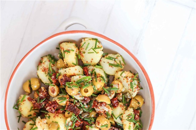 Image of Vegan Potato Tomato Salad Recipe