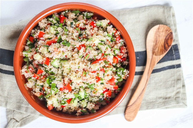 Image of Vegan Quinoa Tabbouleh Recipe