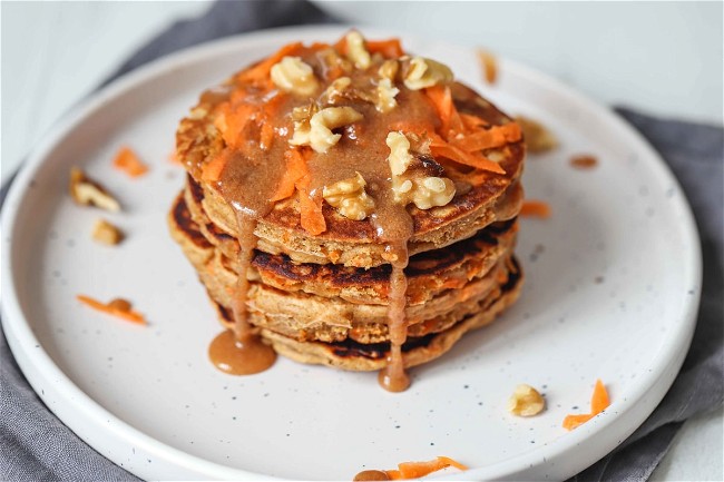 Image of Vegan Carrot Caramel Pancake Recipes