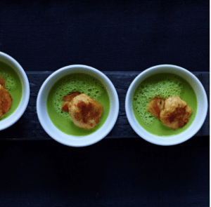 Image of Ricotta Gnudi with Spring Pea Soup