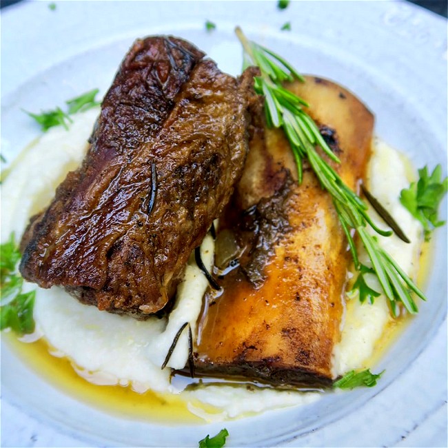 Image of slow cook beef short ribs