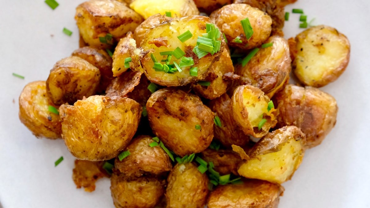 Image of Low FODMAP Crisp-Roasted Baby Potatoes