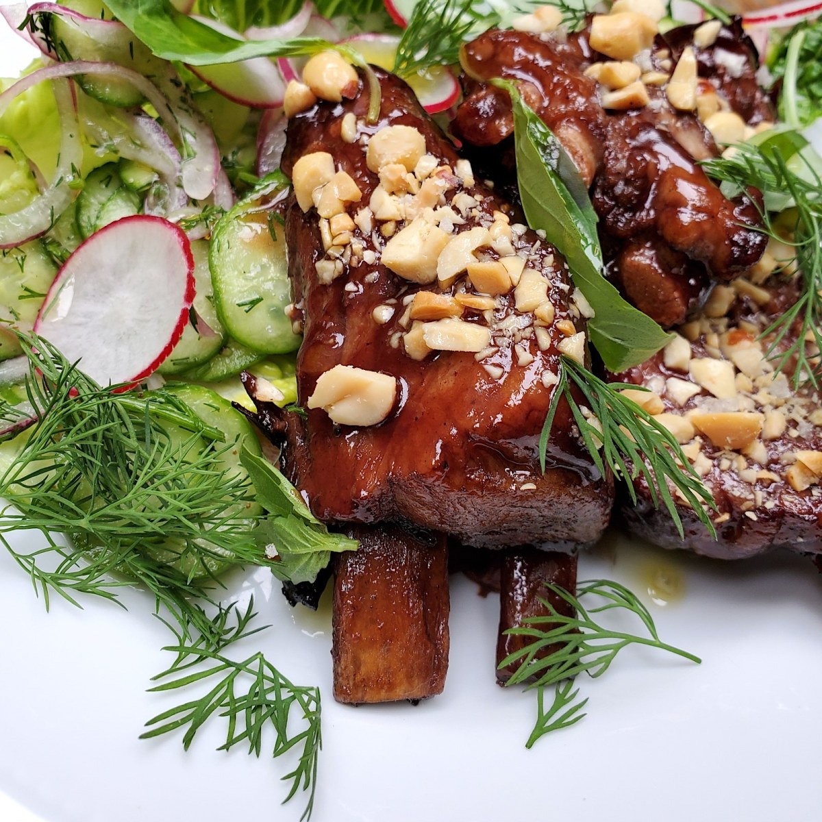 Glazed Lamb Ribs