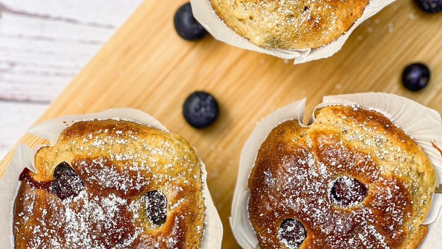 Image of Protein Blueberry Muffins