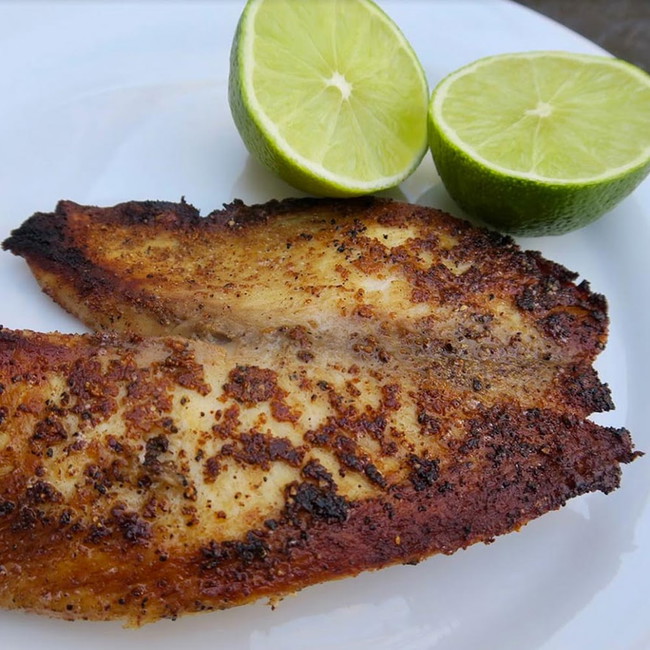 Image of seasoned tilapia filet