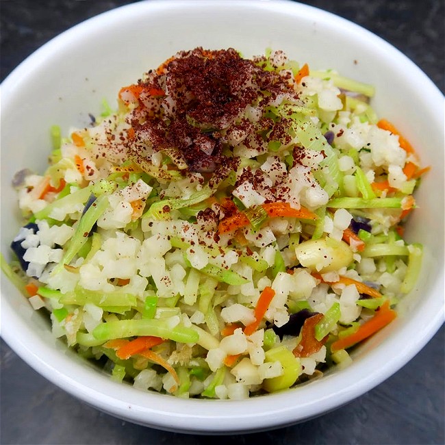 Image of fried cauliflower rice with sumac