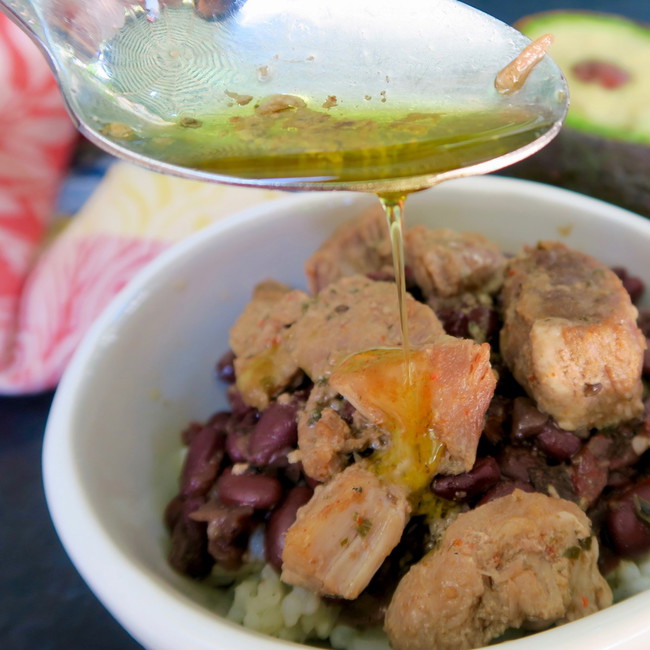 Image of mojo marinated pork cubano