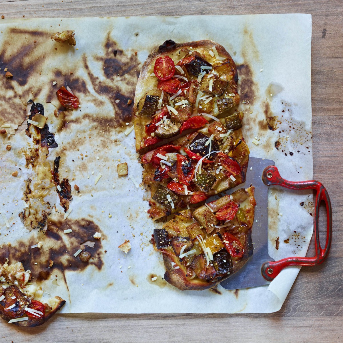 Grilled Ratatouille Pizza