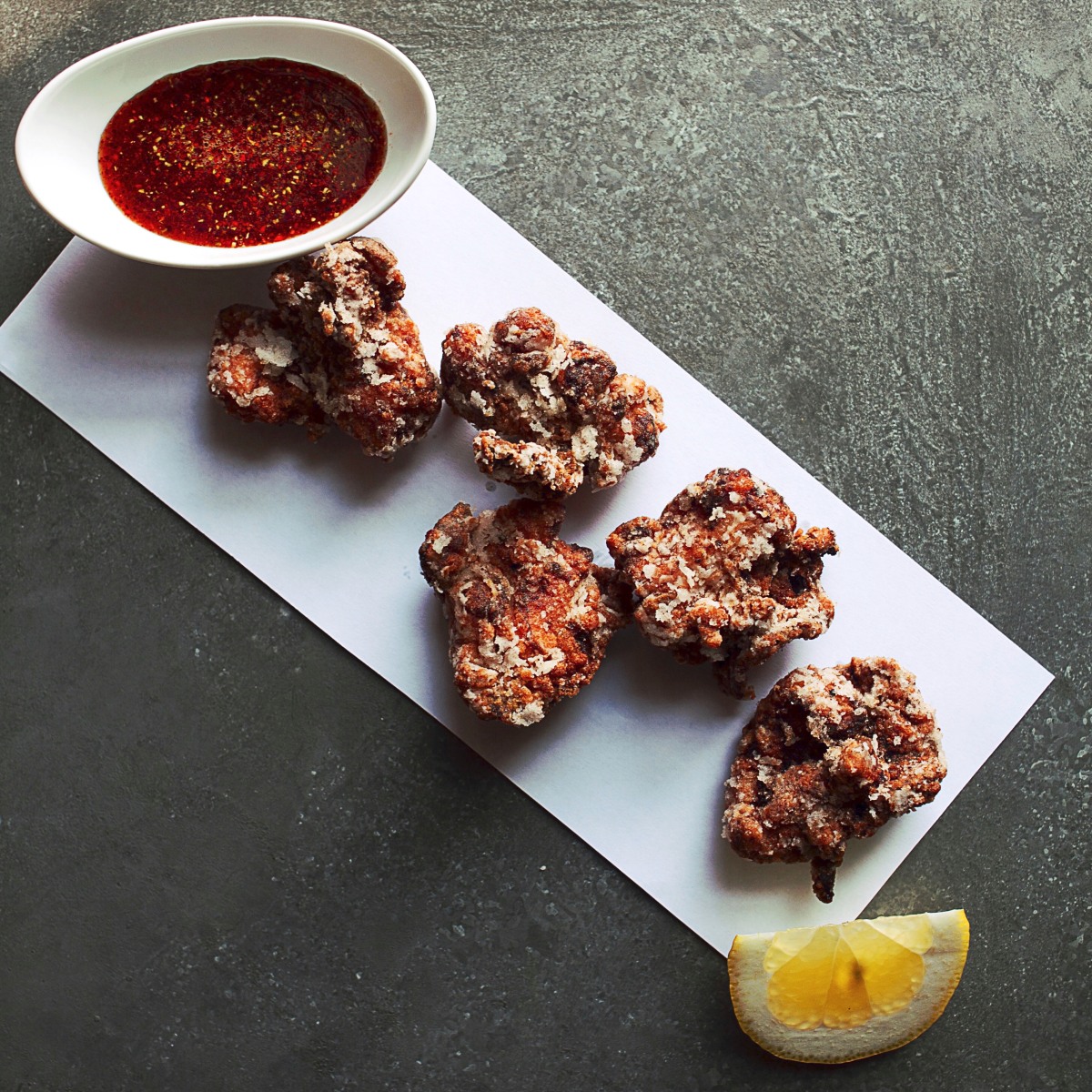 Japanese Fried Chicken with Sansho Hot Honey