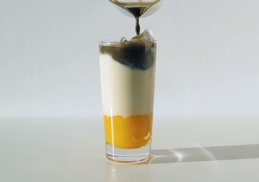 Mango Hojicha Latte