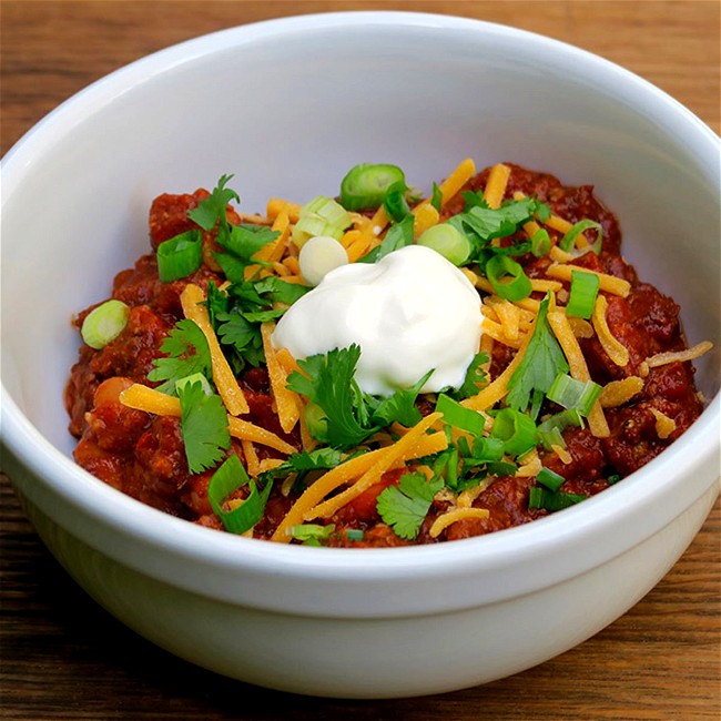 Image of fiesta chili (for a party!)