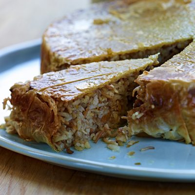 Rice Pilaf en Croute