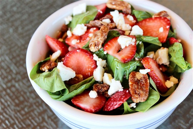 Image of Strawberry Salad with Shrub Dressing