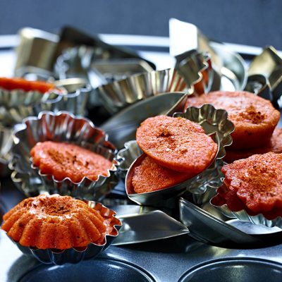 Piquillo Pepper Financiers with Cataluña N.22