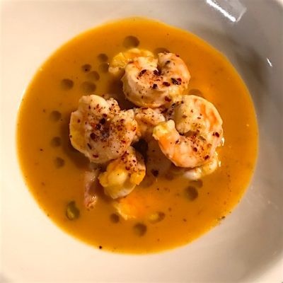 Image of Sweet Potato and Shrimp Soup