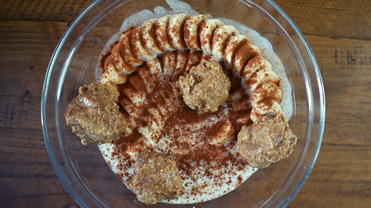 Image of Creamy Coconut Bananas with Almond Butter and Cinnamon