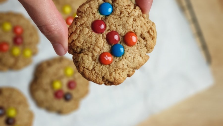 Image of M&M Tahini Cookies