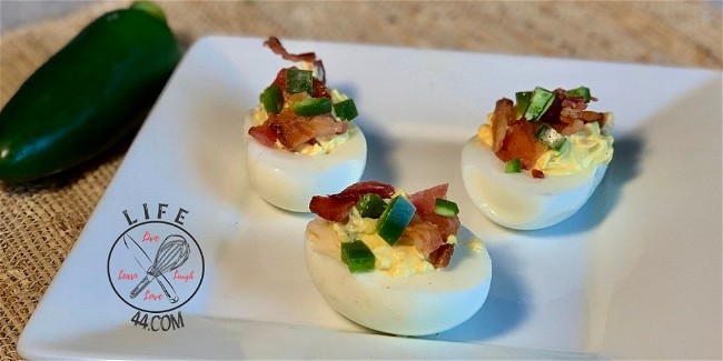 Image of Jalapeño Bacon Deviled Eggs