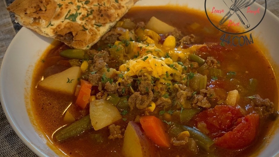 Image of Hamburger Vegetable Soup