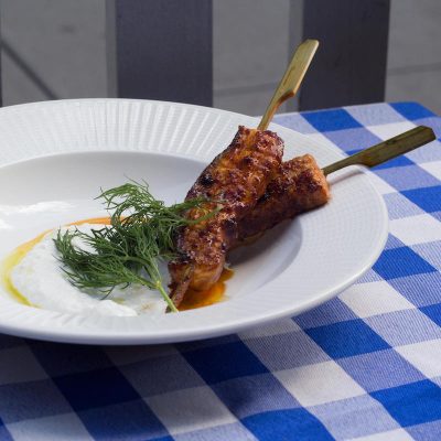 Harissa Glazed Salmon