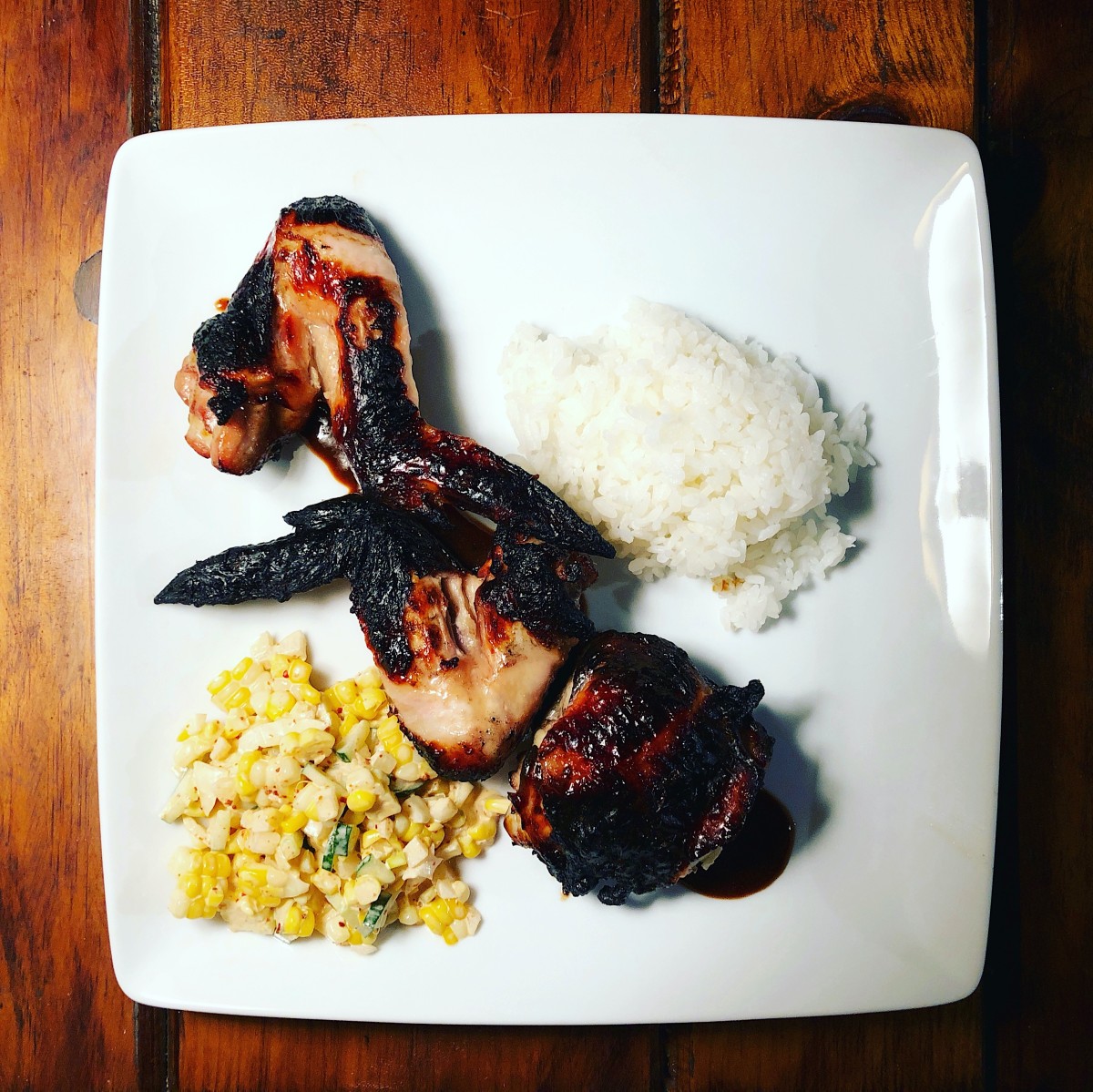 Grilled Chicken & Japanese Corn Salad