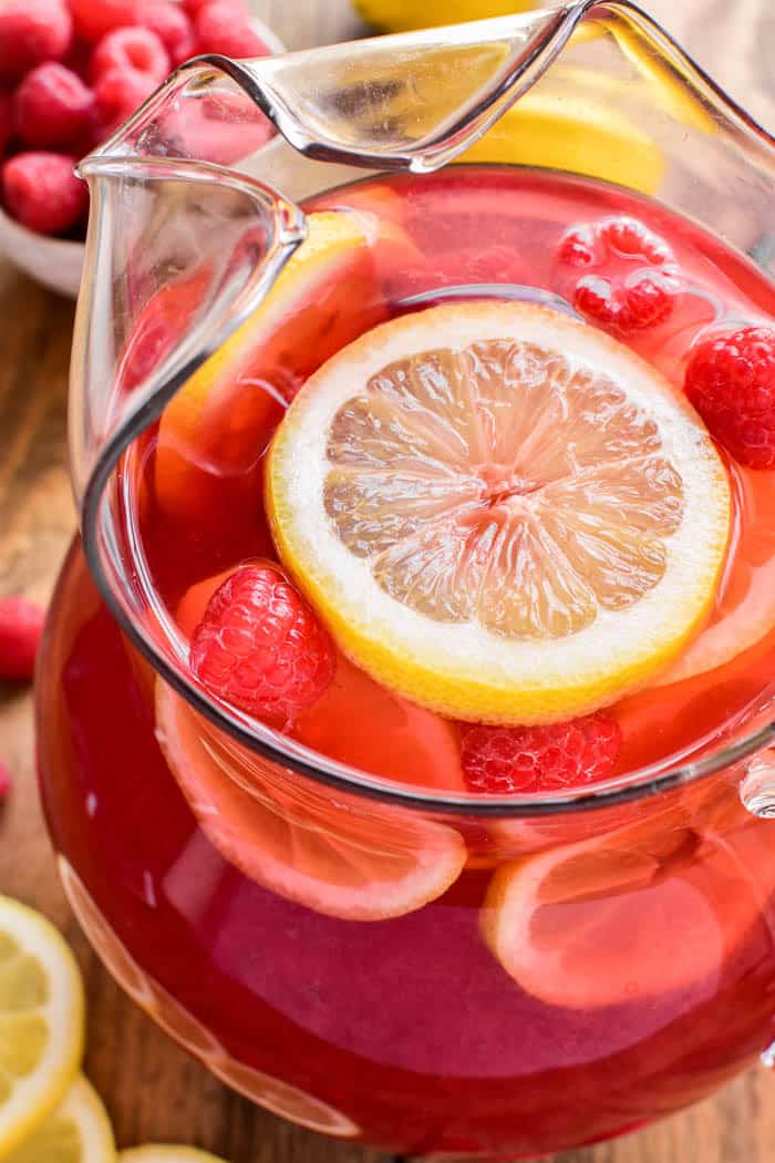 Raspberry Lemonade Sangria