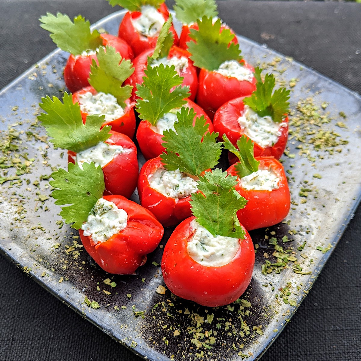 Shabazi Goat Cheese Stuffed Peppadews