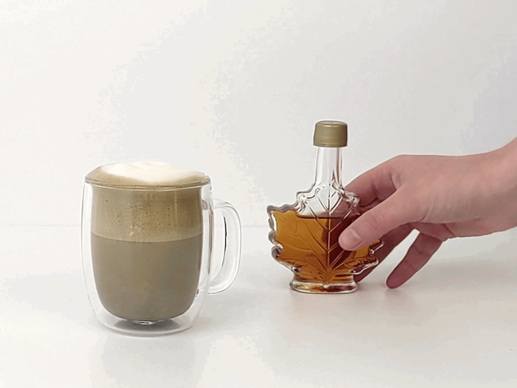 Maple Hojicha Latte