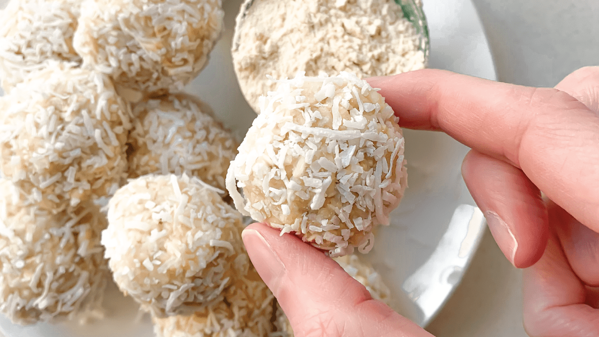 Image of Coconut Protein Lemon Bliss Balls