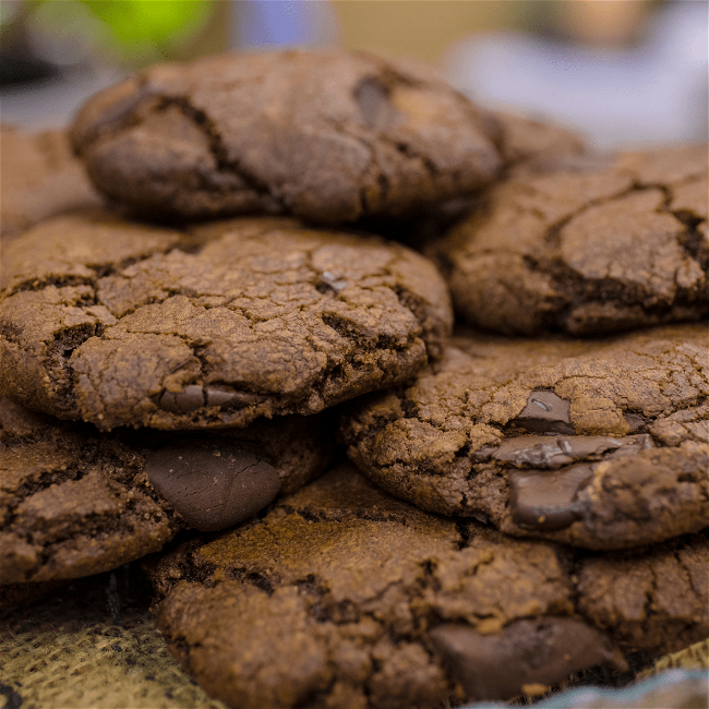 Image of Dark Chocolate Vegan Cookies