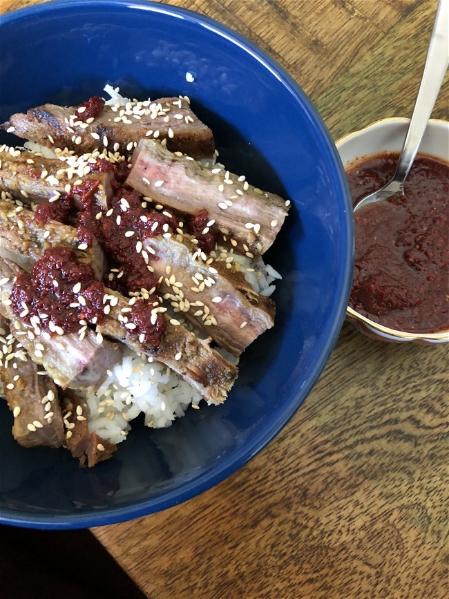 Image of Korean Beef Bowl with Chili Paste