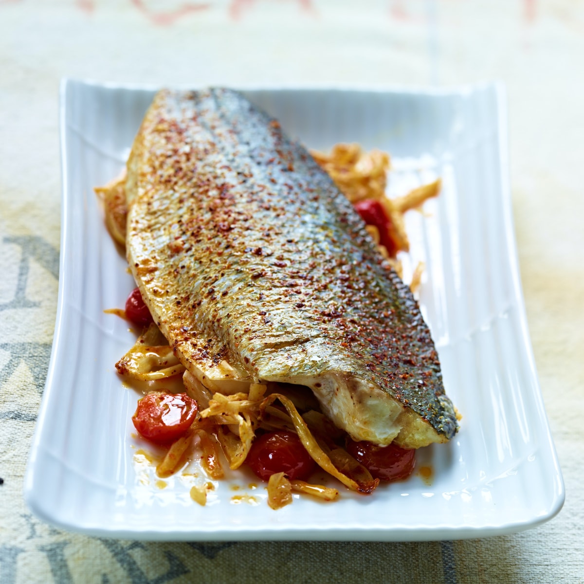 Striped Bass With Fennel & Preserved Lemon