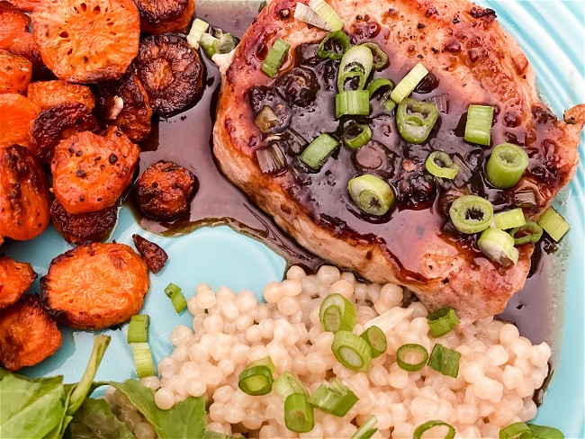 Image of Blackberry Balsamic Pork Chops