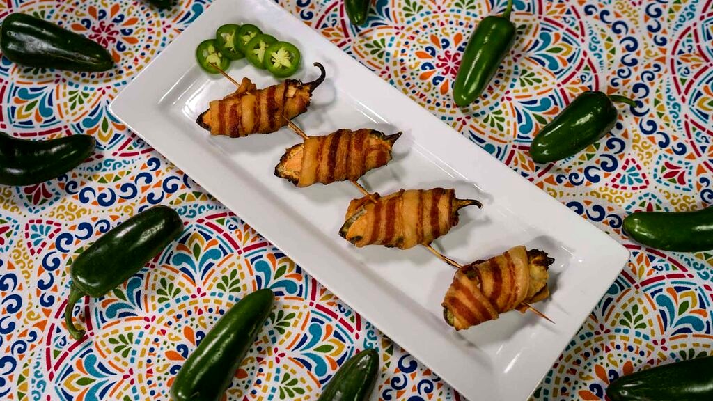 Image of Magical Bacon-Wrapped Cheese-Stuffed Jalapeños