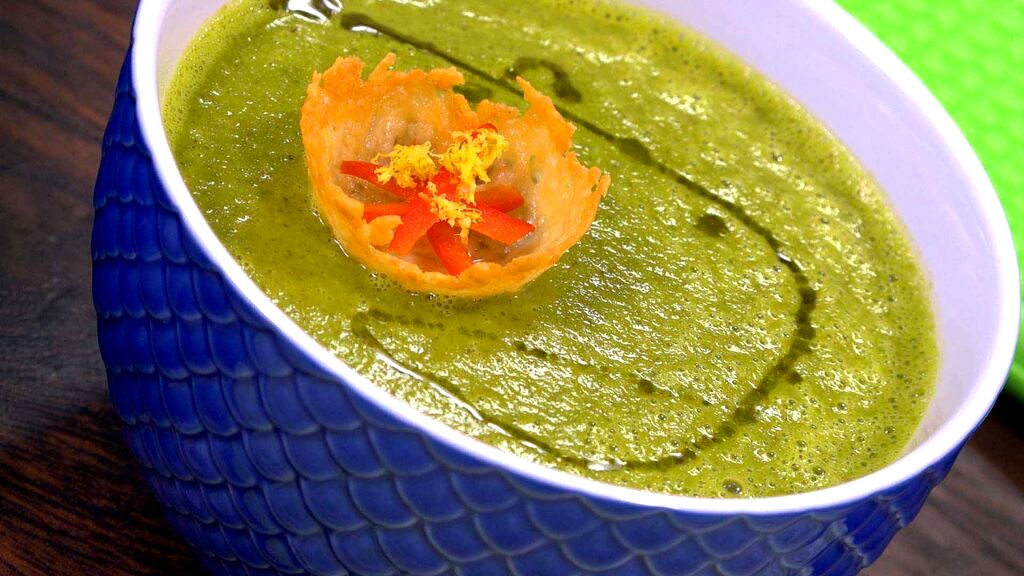 Image of Spinach and Pea Soup