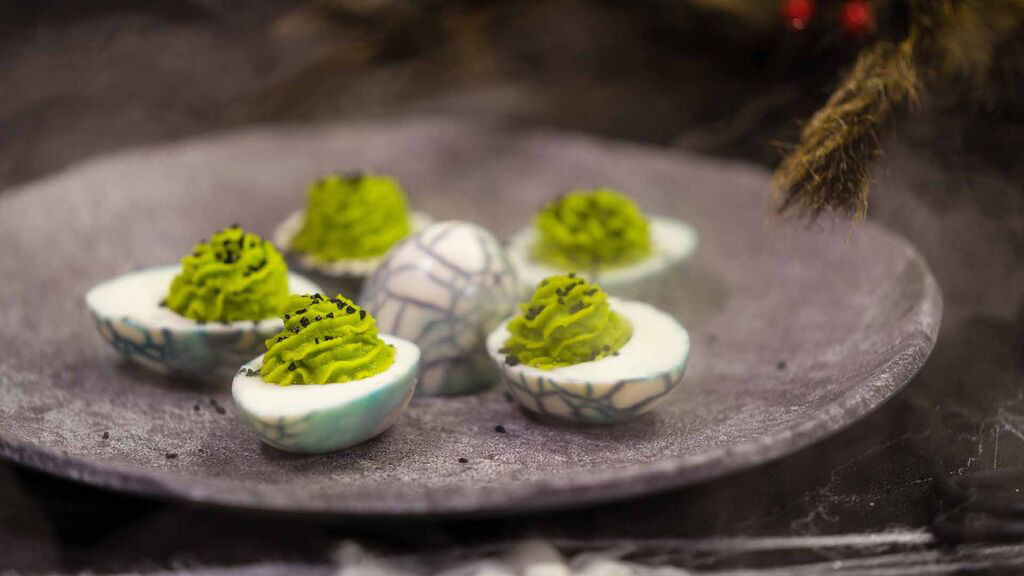 Image of Deviled Spider Web Eggs