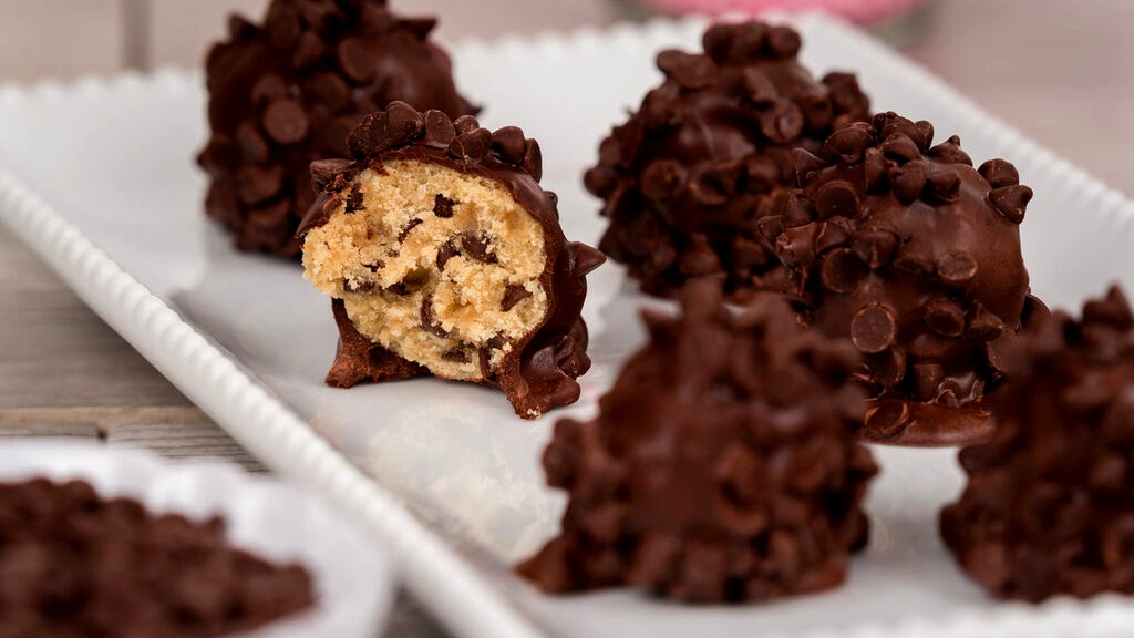 Image of Chocolate Covered Edible Cookie Dough Bites