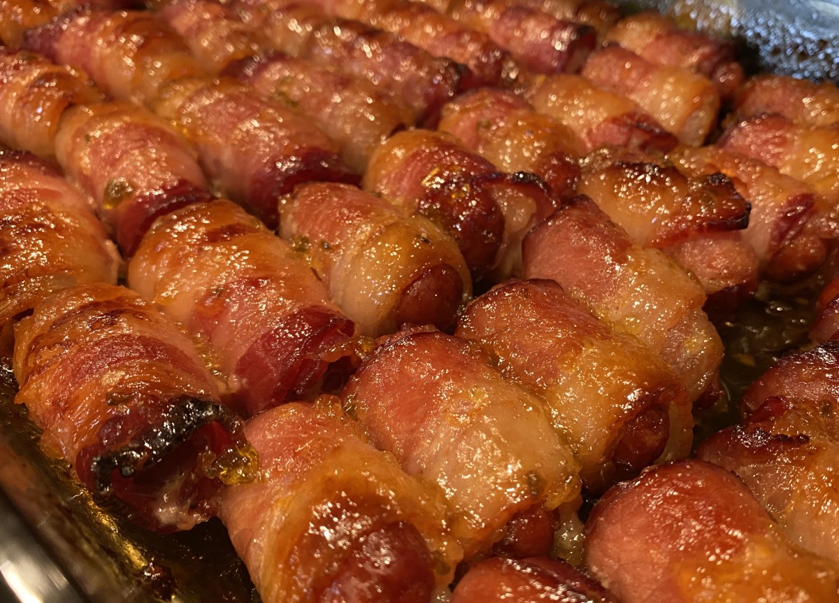 Candied Bacon Little Smokies 