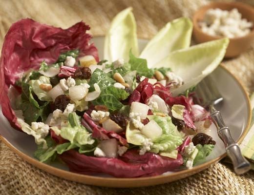 Image of All Seasons Spectacular Salad with a Berry & Walnut Oil Vinaigrette