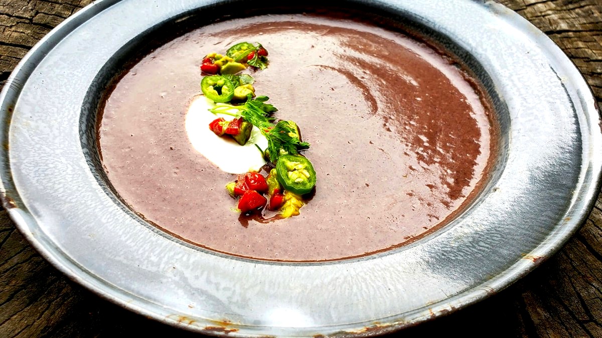 Image of Black Bean and Huitlacoche Soup