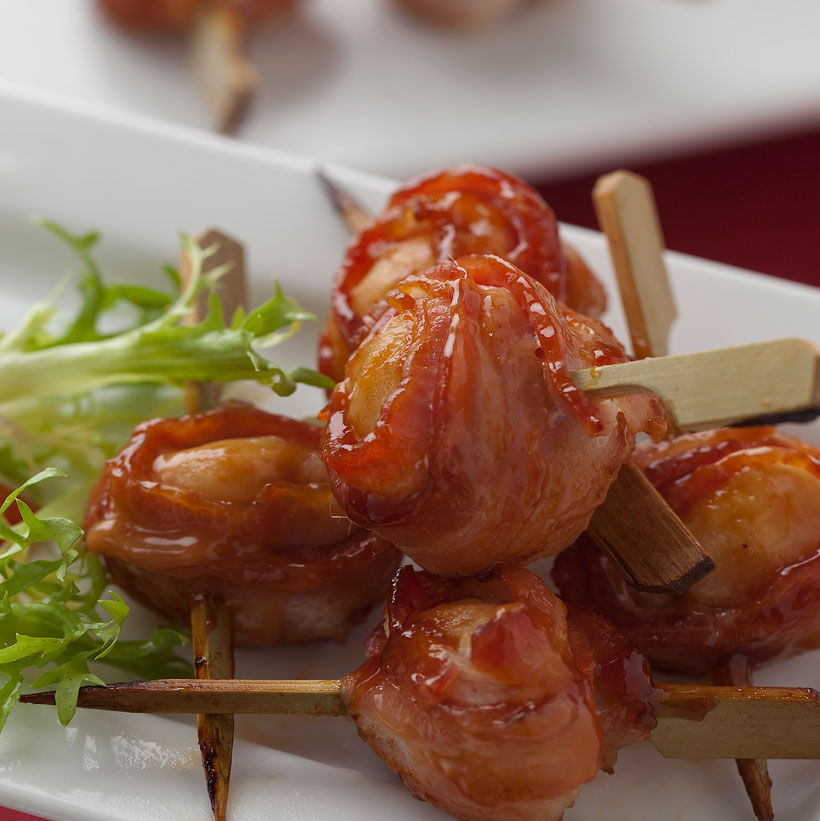 Bacon Wrapped Water Chestnuts