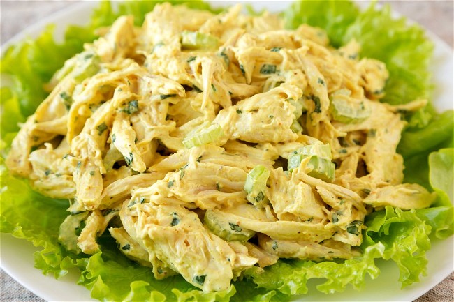 Image of Keto Curry Turkey Salad