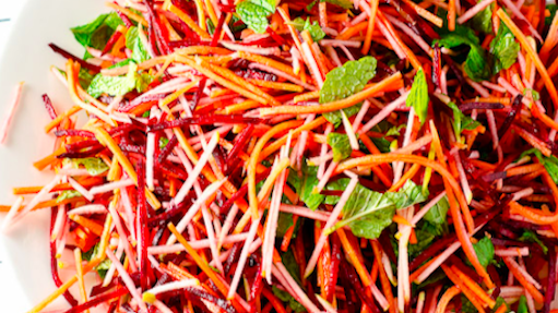 Image of Beetroot, Carrot and Apple Salad with Mint