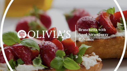 Image of Bruschetta with Strawberry Balsamic