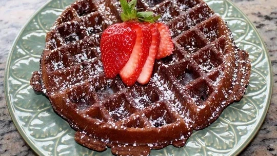 Image of Chocolate Blood Orange Waffles